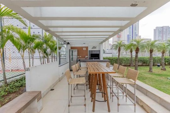 Área comum de apartamento à venda com 3 quartos, 110m² em Bosque da Saúde, São Paulo