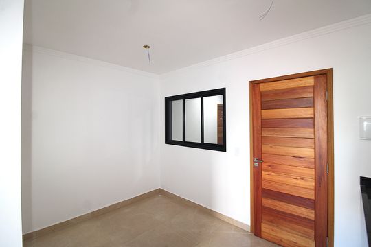 Sala / Cozinha de apartamento à venda com 1 quarto, 28m² em Jardim São Paulo, São Paulo