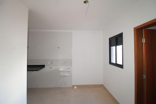 Sala / Cozinha de apartamento à venda com 1 quarto, 28m² em Jardim São Paulo, São Paulo
