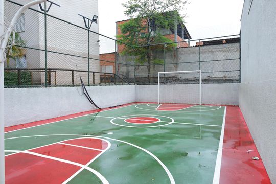 Área comum - Quadra de apartamento para alugar com 2 quartos, 42m² em Jardim Nélia, Ferraz de Vasconcelos
