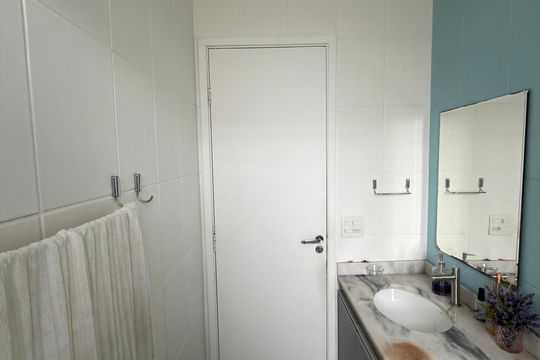 Banheiro Social de apartamento para alugar com 2 quartos, 71m² em Rudge Ramos, São Bernardo do Campo