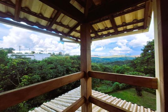 Varanda de casa de condomínio à venda com 3 quartos, 365m² em Villa Bella, Itabirito