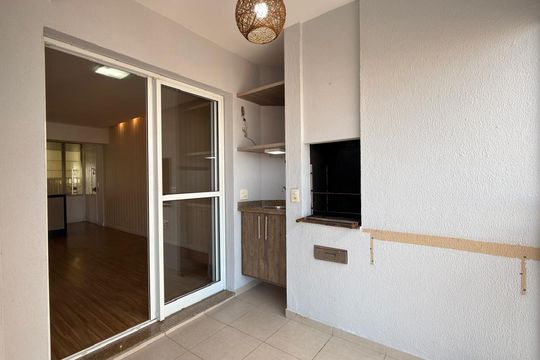 Varanda de apartamento à venda com 3 quartos, 77m² em Campestre, Santo André
