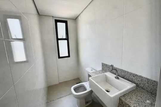 Banheiro da Suíte de apartamento à venda com 2 quartos, 68m² em Cidade Nova, Belo Horizonte