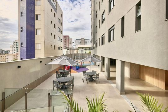 Área comum - Piscina de apartamento à venda com 2 quartos, 68m² em Cidade Nova, Belo Horizonte