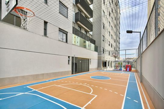 Área comum - Quadra    de apartamento à venda com 2 quartos, 63m² em Cidade Nova, Belo Horizonte