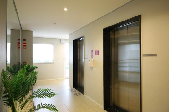 Área comum - Saguão do prédio de apartamento para alugar com 1 quarto, 37m² em Jardim Norma, São Paulo