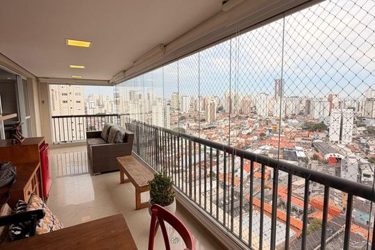 Varanda de apartamento para alugar com 3 quartos, 178m² em Mooca, São Paulo