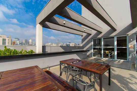 Área Comum de kitnet/studio para alugar com 1 quarto, 27m² em Liberdade, São Paulo