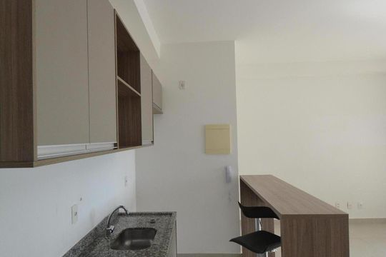Cozinha de apartamento à venda com 1 quarto, 49m² em Jardim do Mar, São Bernardo do Campo