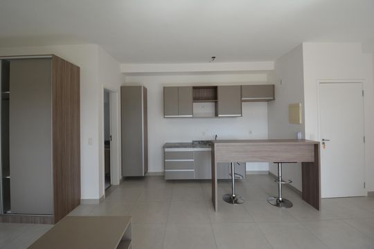 Cozinha de apartamento à venda com 1 quarto, 49m² em Jardim do Mar, São Bernardo do Campo