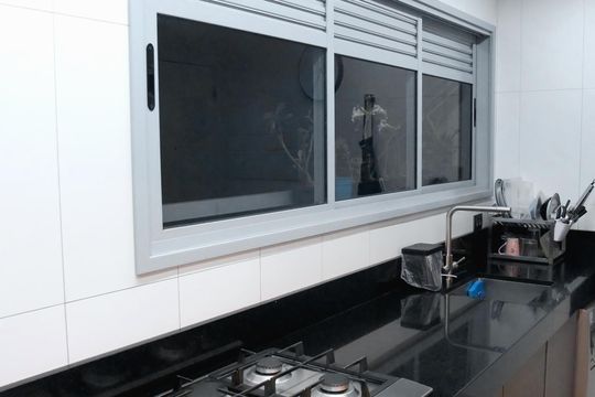 Cozinha de apartamento para alugar com 3 quartos, 155m² em Vila Sofia, São Paulo