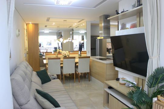 Sala de apartamento para alugar com 3 quartos, 75m² em Jardim Flor da Montanha, Guarulhos