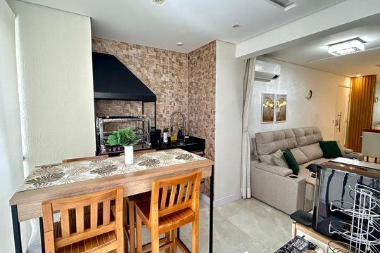 Varanda gourmet de apartamento para alugar com 3 quartos, 75m² em Centro, Guarulhos