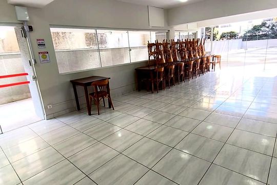 Área externa de apartamento para alugar com 1 quarto, 46m² em Centro, Curitiba