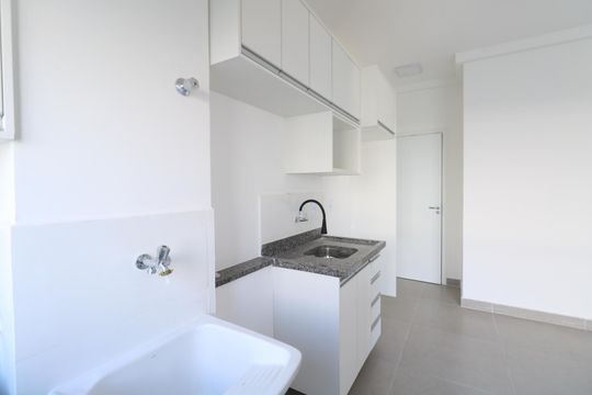 Cozinha e Área de Serviço de apartamento para alugar com 2 quartos, 44m² em Nova Gerti, São Caetano do Sul
