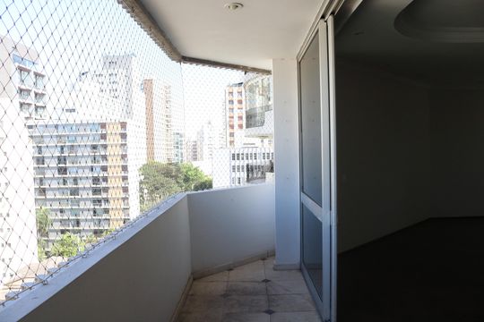 Varanda da Sala de apartamento à venda com 3 quartos, 232m² em Perdizes, São Paulo
