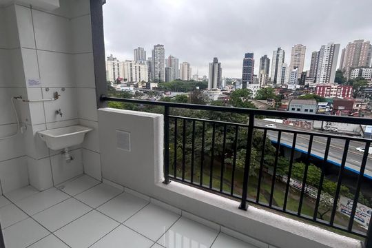 Varanda de apartamento à venda com 2 quartos, 47m² em Campestre, Santo André