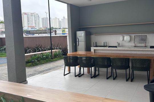 Área de Lazer de apartamento à venda com 2 quartos, 47m² em Campestre, Santo André