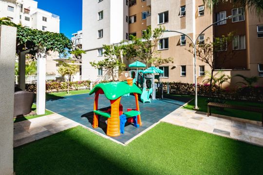 Área comum - Playground de apartamento à venda com 2 quartos, 56m² em Planalto, Belo Horizonte