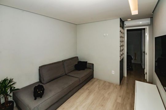 Sala de apartamento à venda com 2 quartos, 56m² em Planalto, Belo Horizonte