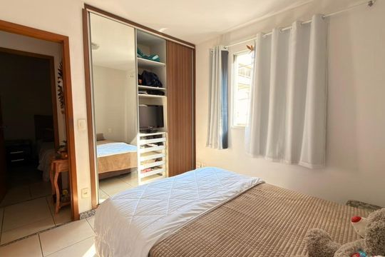 Suíte de apartamento à venda com 3 quartos, 94m² em Carlos Prates, Belo Horizonte