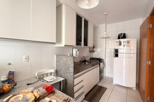 cozinha de apartamento à venda com 3 quartos, 94m² em Carlos Prates, Belo Horizonte