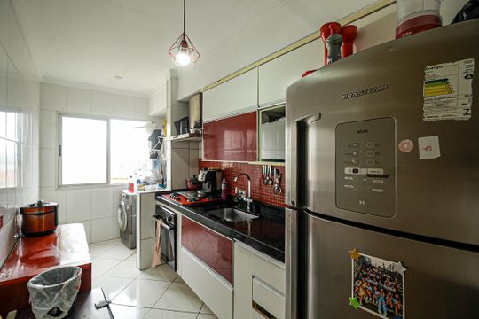 Cozinha de apartamento para alugar com 2 quartos, 52m² em Vila Pirituba, São Paulo