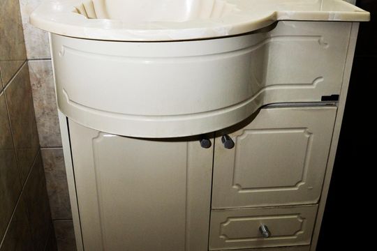 Detalhe - Banheiro Social de apartamento para alugar com 2 quartos, 49m² em Vila Mangalot, São Paulo