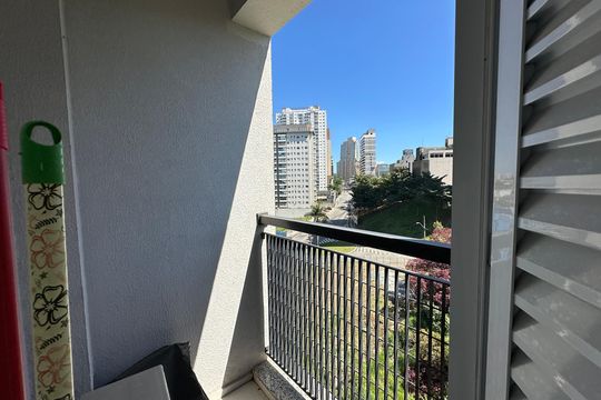 Varanda de apartamento à venda com 1 quarto, 39m² em Tamboré, Barueri