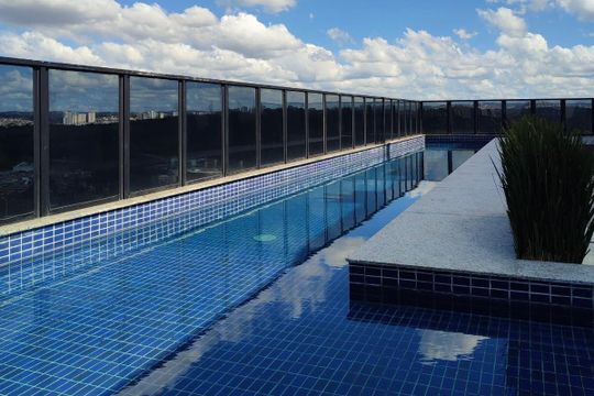 Área comum - Piscina de apartamento à venda com 1 quarto, 39m² em Tamboré, Barueri