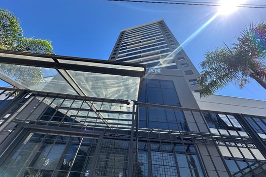 Fachada de apartamento à venda com 1 quarto, 39m² em Tamboré, Barueri