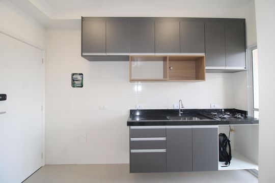 Sala / Cozinha de apartamento para alugar com 1 quarto, 47m² em Santana, São Paulo
