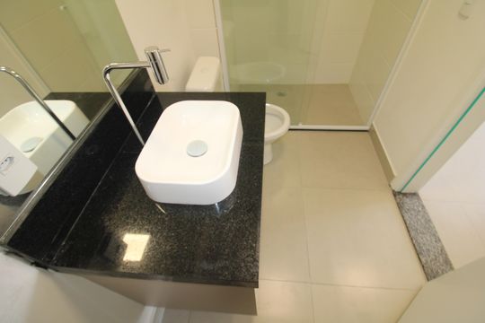 Banheiro de apartamento para alugar com 1 quarto, 47m² em Santana, São Paulo