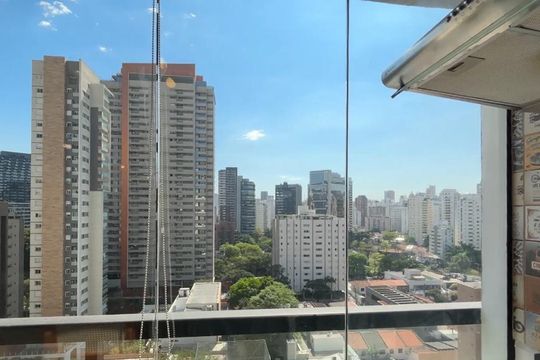 Vista de apartamento para alugar com 1 quarto, 43m² em Vila Olímpia, São Paulo