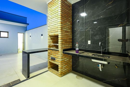 Espaço Gourmet de casa à venda com 3 quartos, 120m² em Jardim Bom Sucesso, Indaiatuba
