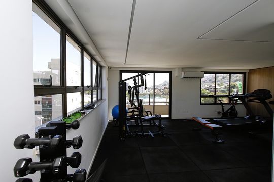 Área comum - Academia de apartamento à venda com 1 quarto, 62m² em Estoril, Belo Horizonte