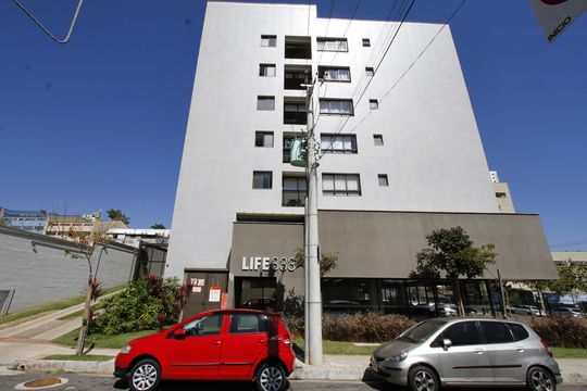 Fachada de apartamento à venda com 1 quarto, 62m² em Estoril, Belo Horizonte