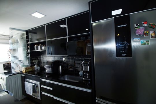 Cozinha de apartamento à venda com 2 quartos, 47m² em Parada de Lucas, Rio de Janeiro