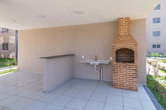 Área comum - Churrasqueira de apartamento para alugar com 2 quartos, 40m² em Brás de Pina, Rio de Janeiro