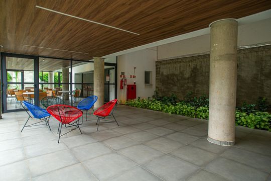 Área comum de apartamento para alugar com 1 quarto, 25m² em Bela Vista, São Paulo