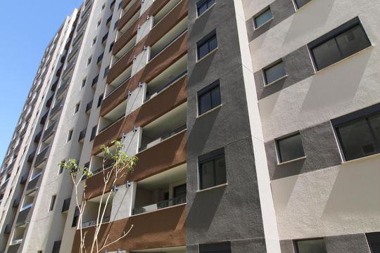 Fachada do Prédio de apartamento para alugar com 2 quartos, 54m² em Jardim das Industrias, São José dos Campos