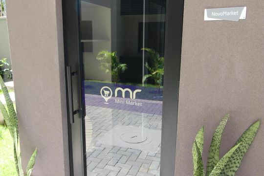 Área comum - Mini Mercado de apartamento para alugar com 2 quartos, 54m² em Jardim das Industrias, São José dos Campos