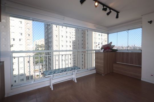 Varanda de apartamento à venda com 2 quartos, 63m² em Vila Ema, São Paulo