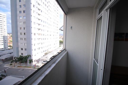 Varanda Sala de apartamento à venda com 2 quartos, 54m² em Jardim Riacho das Pedras, Contagem