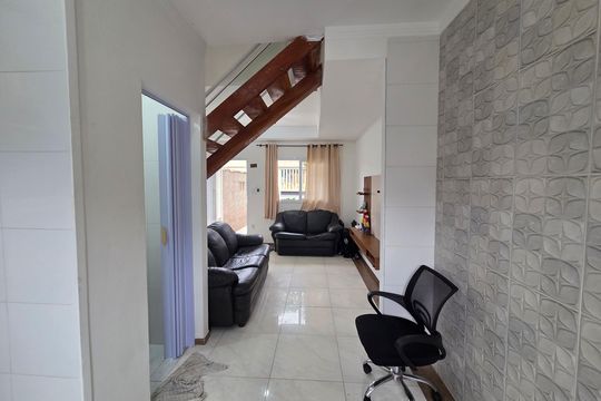 Cozinha de casa para alugar com 2 quartos, 62m² em Jardim Imperador, Praia Grande
