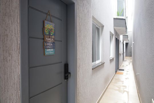Área comum - Corredor de casa de condomínio à venda com 2 quartos, 63m² em Jardim Brasil, São Paulo