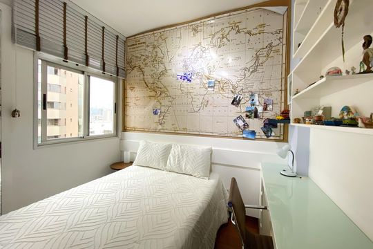 Quarto de apartamento para alugar com 2 quartos, 28m² em Vila Granada, São Paulo