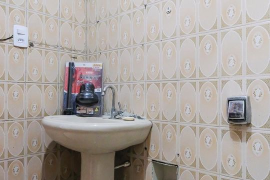 Banheiro de casa para alugar com 2 quartos, 115m² em Santa Maria, São Caetano do Sul