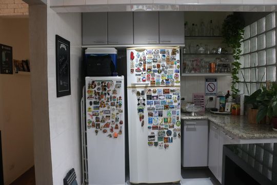 Cozinha de apartamento à venda com 3 quartos, 107m² em Perdizes, São Paulo